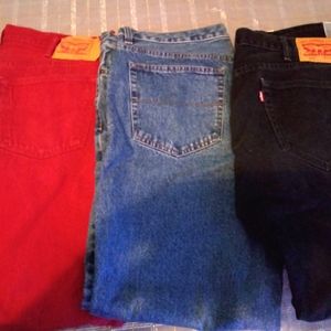 3 pair of jeans